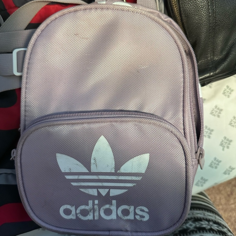 Adidas Purple Backpack Classic Design
